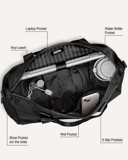 The Everyday Carry-All Black Bag