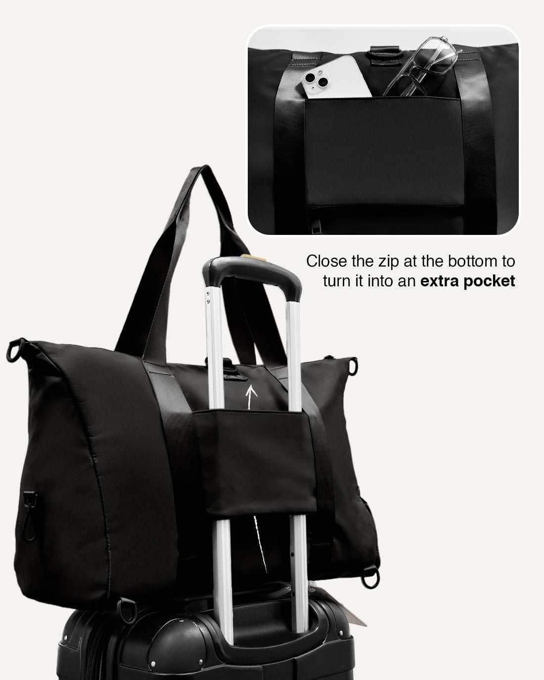 The Everyday Carry-All Black Bag